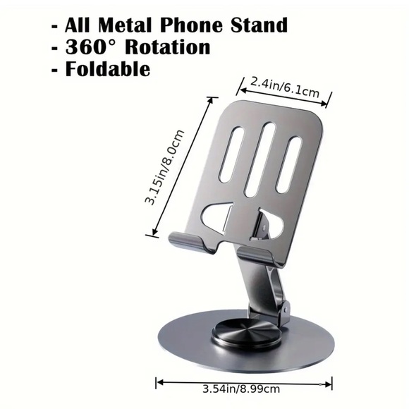 Mobile Phone & Tablet Stand-Adjustable, Universal, Secure Hold - Picture 2 of 8